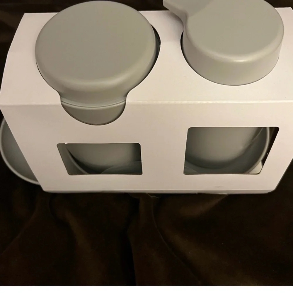 Room Essentials Silver Bath Accessory Set - Picture 3 of 8